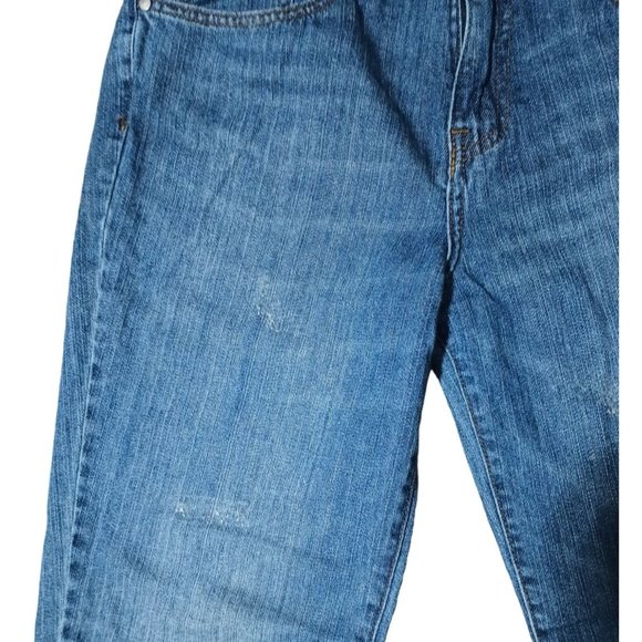 Ana Boyfriend Ankle Jeans Womens Size 8 Distressed Denim A New Approach - Picture 8 of 16